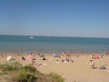 La plage un après-midi d'août